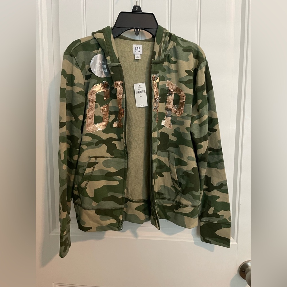 NWT GapKids Zip Up Hoodie Jacket